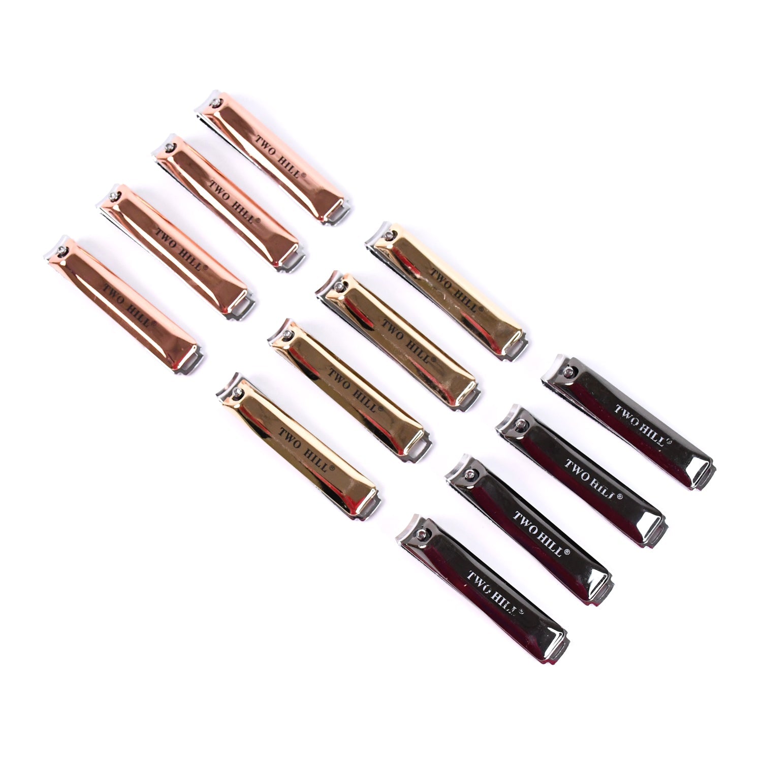 Stainless Steel Cute Nail Clipper with Nail Catcher, Nail File (12 Pcs Set / Mix Design) Stainless Steel Cute Nail Clipper with Nail Catcher, Nail File (12 Pcs Set / Mix Design)